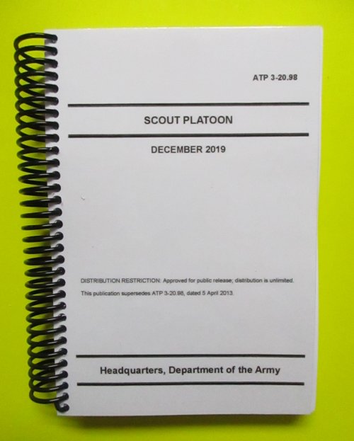ATP 3-20.98 Scout Platoon - 2019 - Mini size
